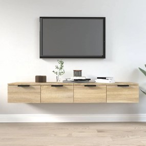 Mobili pensili 2 pz rovere sonoma 68x30x20 cm legno multistrato