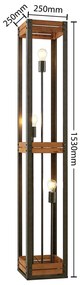 Lindby Kanisa piantana di metallo e legno
