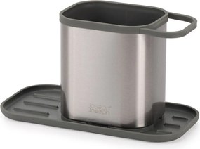 Supporto per detersivo color argento lucido in metallo Duo Steel – Joseph Joseph