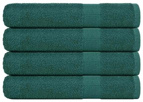 Asciugamani 4 Pz Verde 100x200 Cm 360 G/m² 100% Cotone /