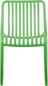 Sedia da pranzo verde in plastica Glee – Leitmotiv