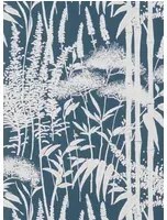 Nina Campbell Carta da parati Poiteau - Indigo