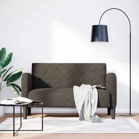 Divano Divanetto Grigio Scuro 110 Cm İn Similpelle /