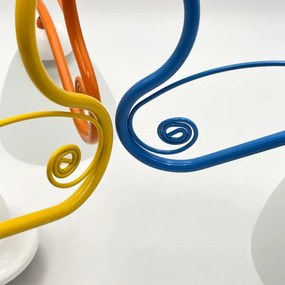 Lampadario a sospensione con catena RETRO 3xE27/60W/230V bianco/colorato