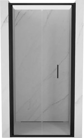 Mexen Exo porta doccia pieghevole 70 cm, trasparente, nero - 816-070-000-70-00