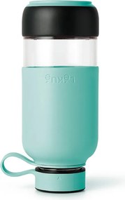 Bottiglia bottiglia da viaggio turchese in vetro 500 ml To Go – Lékué