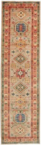 Samarkand Tappeto 300 x 80 Grigio (Pakistan) Annodato A Mano