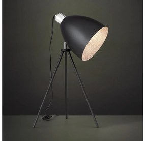 Eglo 79378 - Lampada da tavolo MAREPERLA 1xE27/60W/230V nero