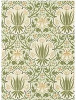 Morris & Co Carta da parati Iris & Rose - Bayleaf/ Weld