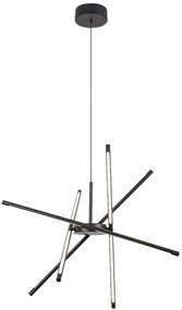 Rabalux 72338 - Lampadario LED a sospensione con filo HENLI2 LED/40W/230V 3000K nero