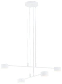 Lampadario a sospensione con filo MODUS 4xGX53/10W/230V bianco