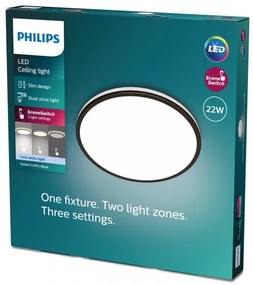 Philips- Plafoniera LED dimmerabile OZZIET SCENE SWITCH LED/22W/230V 4000K