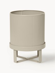 Portavaso con superficie millerighe Bau, alt. 24 cm