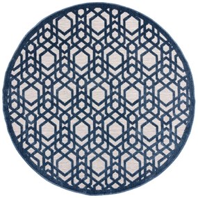 Tappeto rotondo blu per esterni ø 160 cm Oro - Flair Rugs