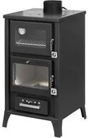 Stufa a Legna con Forno Marzia Nera 15,3 kW L45xP48,5xH91,5