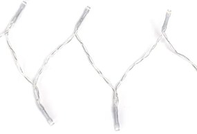 Aigostar -Catena LED natalizia da esterno 100xLED/8 funzioni 3xAA 10,3m IP44 bianco caldo