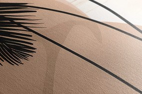 Stampa su tela – Forme botaniche astratte palme