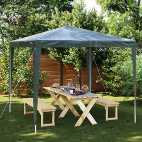 Gazebo Professionale 2,5x2,5 M Verde 90 G/m² /