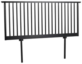 Testiera in rovere nero 194x84 cm Riggins - Rowico