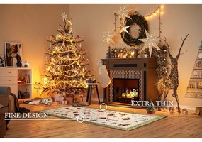 Passatoia verde natalizia in cotone 80x200 cm Toy's Delight Green Christmas - Villeroy&amp;Boch
