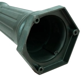 Lanterna da esterno classica verde scuro 217 cm 3 luci IP44 - New Haven