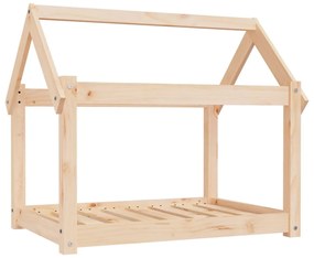 Cuccia per cani 81x60x70 cm in legno massello di pino