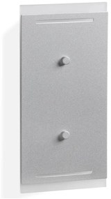 Telefunken 307704TF - Applique a LED da esterno 2xLED/3W/230V IP44 argento