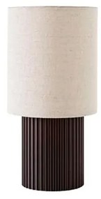 &Tradition - Manhattan SC52 Lampada da Tavolo Portatile Canvas/Ottone Bronzato &Tradition