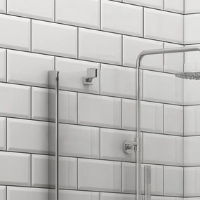 Doccia walk in 70 cm con staffa diagonale vetro trasparente |  KS2800C - KAMALU