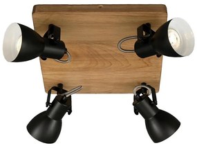 Brilo - Faretto VINTAGE 4xGU10/35W/230V