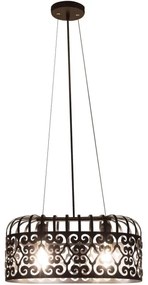 Rabalux 2157 - Lampadario ALESSANDRA 2xE27/60W/230V nero