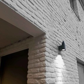 Applique da Parete a Cono per esterni IP65 GU10 - Nera