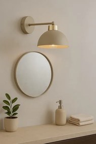 Brilagi - Lampada da parete MOON 1xE27/60W/230V beige/oro