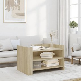 Tavolino Da Salotto Rovere Sonoma 80x50x50 Cm Legno Multistrato /