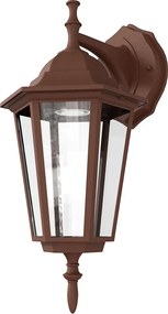 Applique Lanterna da Esterno IP54 E27 Corten - Serie TOSCA 1B