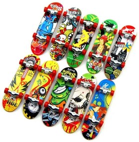 Trade Shop - Skateboard Skate In Legno Lunghezza 42 Cm Per Bambini Ragazzi Varie Fantasie