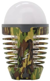 Lampada portatile a LED ricaricabile con trappola per insetti LED/2W/3,7V IPX4 camouflage