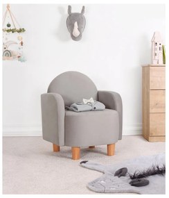 Poltrona grigia per bambini Nock - Artie