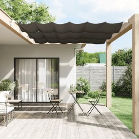 Paravento Verticale Antracite 60x270 Cm İn Tessuto Oxford /