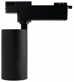 Faro LED 30W Monofase Nero 60° CRI92 no-Flickering - BRIDGELUX LED Colore  Bianco Naturale 4.000K