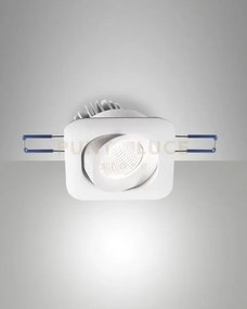 Sigma system incasso quadrato orientabile a led 7w 3000k 800lm ip40