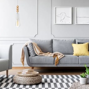 Lampadario a cavo SIMON 1xE27/60W/230V bianco