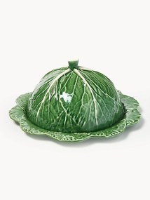 Burriera con coperchio fatta a mano Cabbage