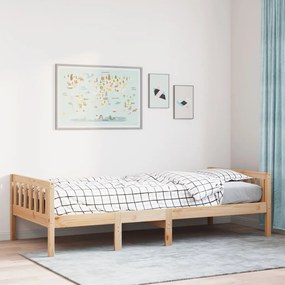 Letto per bambini senza materasso 80x200 cm legno massello pino