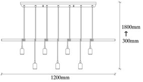Apparecchio a sospensione in metallo nero Opviq luci Vincent - Opviq lights