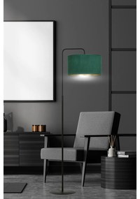 Piantana Contemporaneo Ganesha Acciaio Nero Verde 1 Luce E27 Ip20