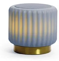 Dentelles Portable Lampada da Tavolo w/Speaker IP44 Blueberry/Gold - Atelier Pie