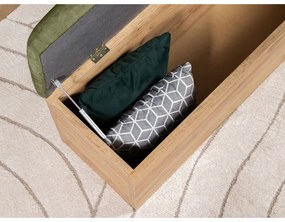 Panca in colore verde e naturale Kumo - Bobochic Paris