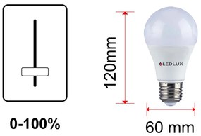 2 PZ Lampada Led E27 Dimmerabile Triac Dimmer 12W 220V Bianco Caldo 3000K 1050 Lumens