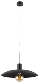 Lampadario a sospensione con filo ASTRA 1xE27/15W/230V diametro 41 cm nero